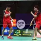 Ganda putra PB Djarum Muh. Putra Erwiansyah/Patra Harapan Rindorindo saat pertandingan Yuzu Isotonic Akmil Open 2021 di GOR Djarum, Magelang, Jawa Tengah, Rabu, 3 November. (foto: istimewa)