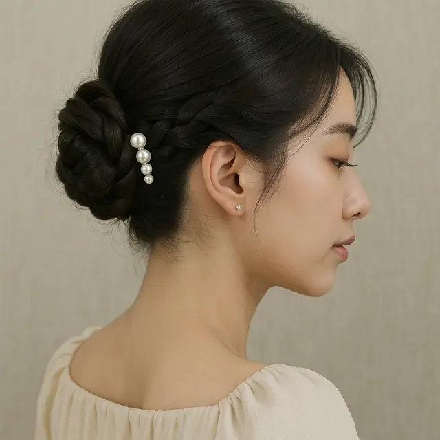 Model Rambut Cepol ala Korea yang Lagi Tren