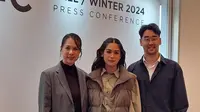 Maudy Ayunda dan Jesse Choi menjadi muse koleksi UNIQLO:C Fall/Winter 2024. (dok. Liputan6.com/Dinny Mutiah)