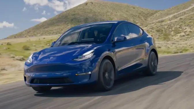 Tesla Model Y memasuki pasar Amerika Serikat dengan harga mulai USD39 ribu. (Tesla)
