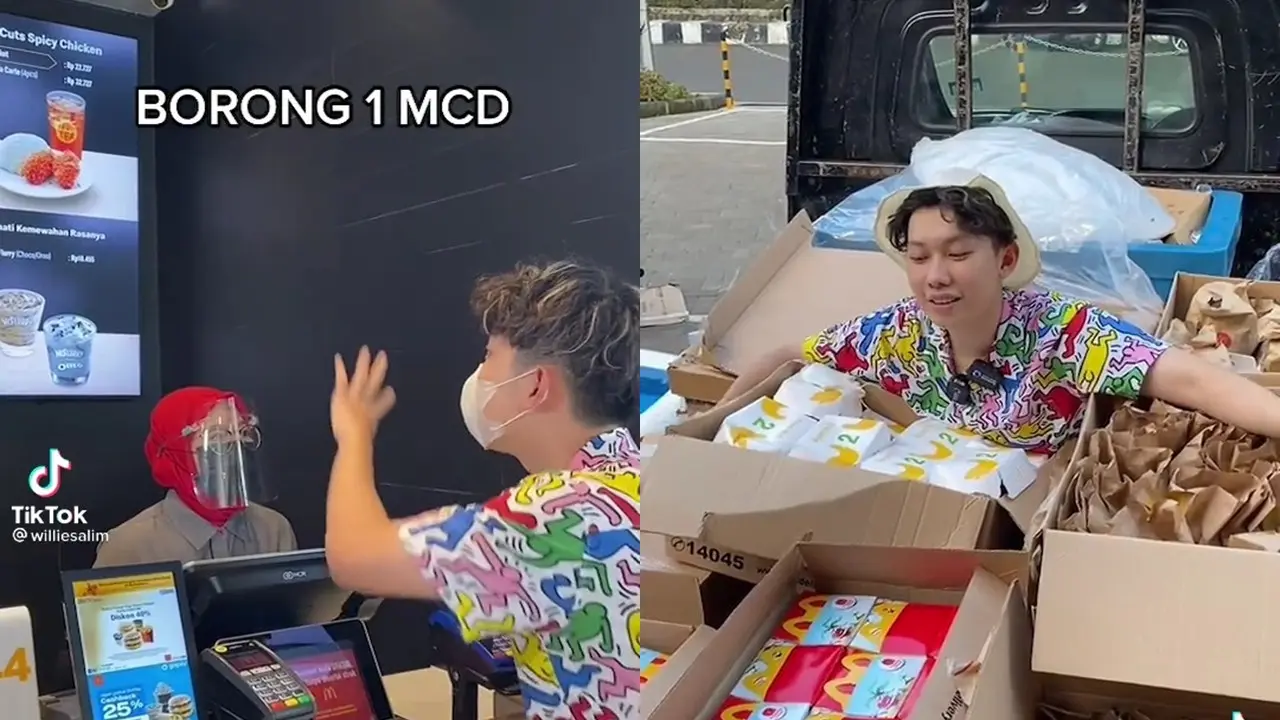 Viral Pria Borong McD