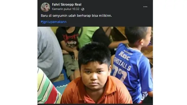 6 Status Facebook Terbaru Fahri Skroepp, Bikin Ngakak