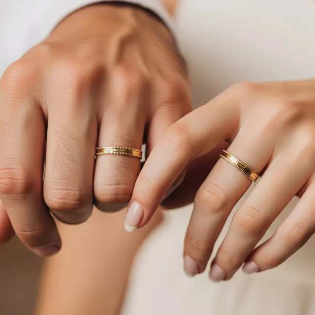 Model Cincin Emas 1 Gram untuk Couple