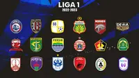 Liga 1 - Ilustrasi Logo Liga 1 Musim 2022-2023 (Bola.com/Adreanus Titus)