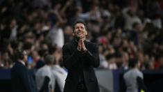 Diego Simeone baru saja mencatatkan rekor gemilang sebagai pelatih sepak bola. (AFP/Javier Soriano)