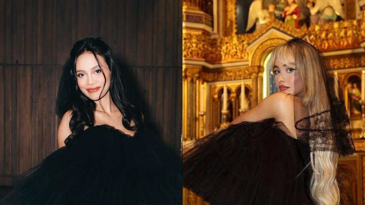 Tiru Sabrina Carpenter, Erika Carlina Tampil Bak Pengantin Gothic dengan Dress Tutu