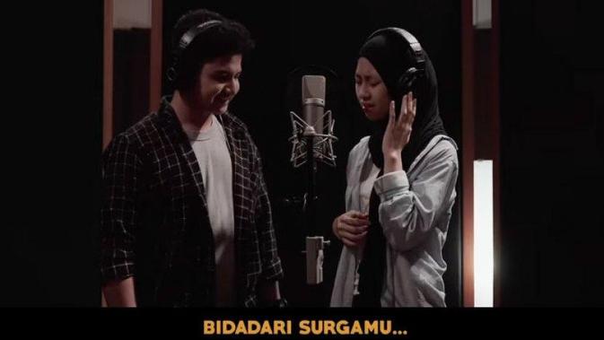 Momen kebersamaan Adiba Khanza dan Syakir Daulay. (Sumber: YouTube/Falcon Music Indonesia)