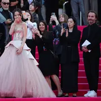 Jisoo BLACKPINK di Cannes, Prancis. (dok. Valery HACHE / AFP)