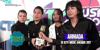 Armada jadi pemenang untuk kategori Group Band Paling Ngetop di SCTV Music Awards 2017.