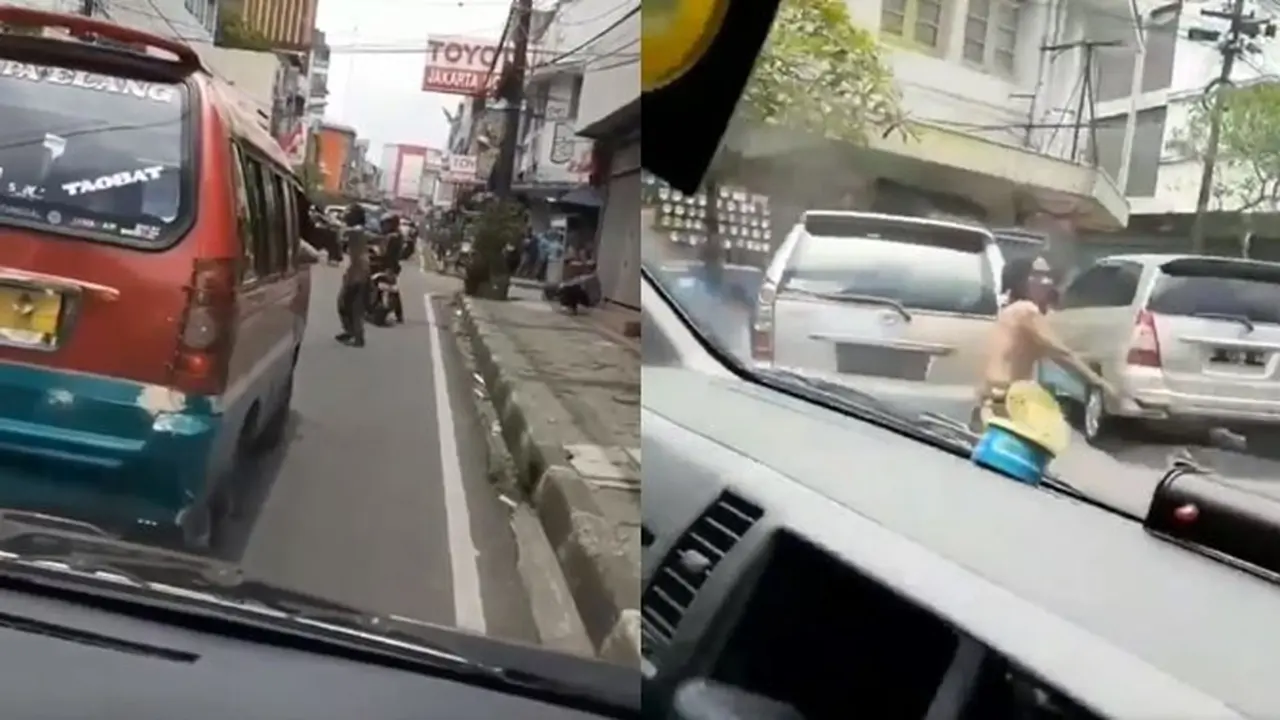 Kisah Orang Gila Membantu Ambulans Tidak Terkena Macet Ini Bikin Haru.