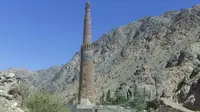 Menara dari batu bata di Afghanistan. (BBC)