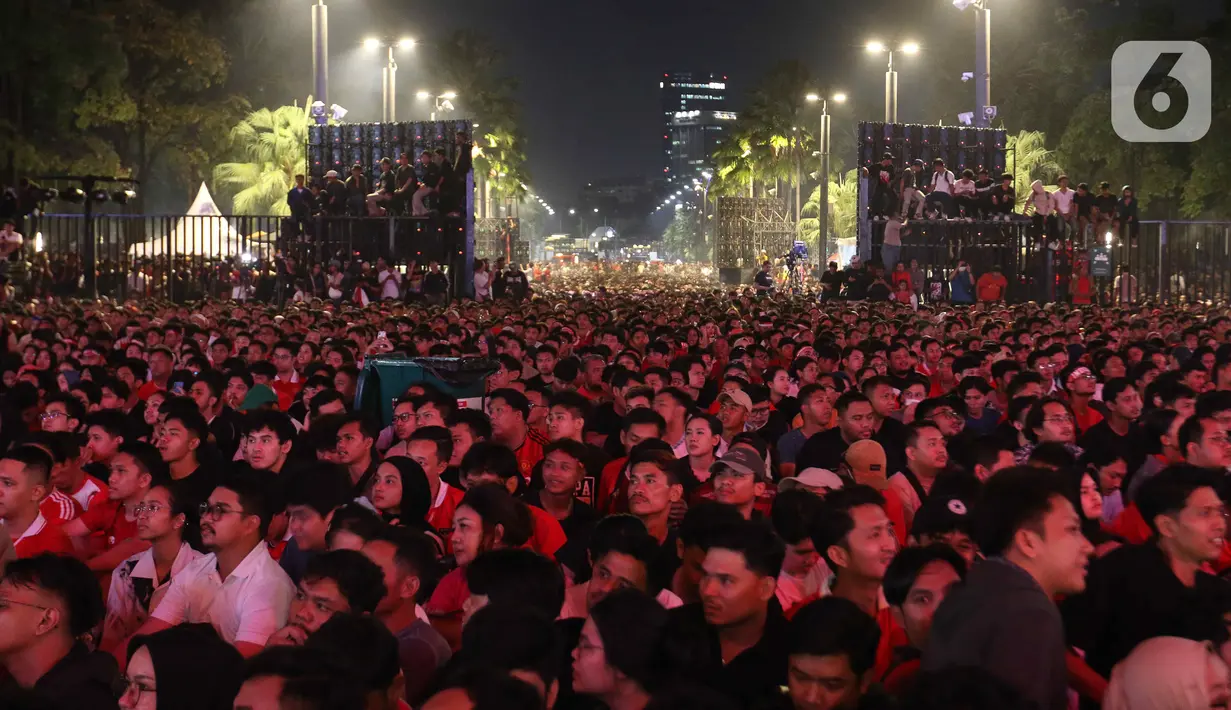 Meski gagal bermain di final Piala Asia U-23 AFC Qatar 2024, timnas Indonesia masih berpeluang untuk berlaga di Olimpiade Paris 2024. (Liputan6.com/Herman Zakharia)