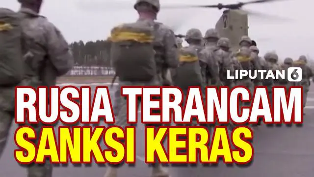 VIDEO: Pasukan Amerika Serikat ke Eropa, Rusia Terancam Sanksi Keras