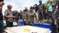 5 Kapal Asing Berbendera Filipina dan Malaysia Kedapatan Mencuri Ikan di Perairan Indonesia