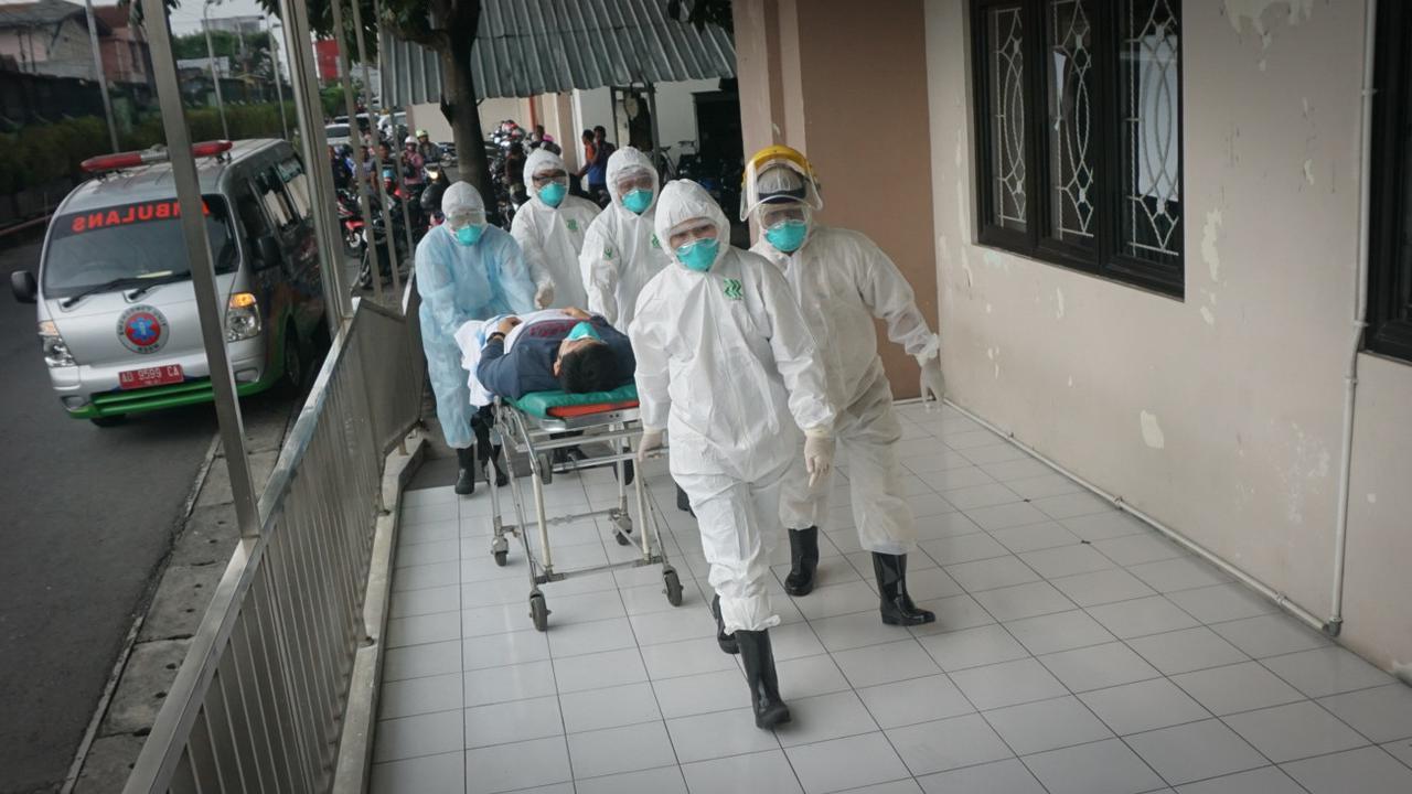 Simulasi Penanganan Virus Corona