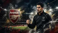 Ilustrasi Arsenal, Mikel Arteta. (Bola.com/AI)