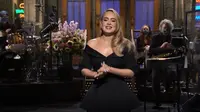 Adele saat tampil di acara Saturday Night Live. (dok. Screenshot Instagram @nbcsnl/https://www.instagram.com/p/CGwKfp2lZ1f/)