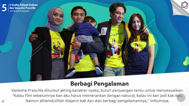 [Bintang] Adipati Dolken dan Vanesha Prescilla