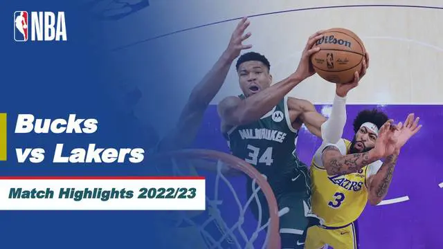 Berita Video, Milwaukee Bucks Raih Kemenangan di Kandang LA Lakers dalam NBA Hari Ini