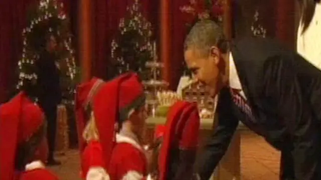 [VIDEO] Rayakan Natal, Keluarga Obama Datangi Pasien Anak-anak
