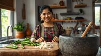 resep sambal ijo simple ©Ilustrasi dibuat AI