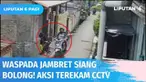 Aksi penjambretan terekam kamera pengawas di sebuah gang sempit Kawasan Tanjung Priok, Jakarta Utara. Sekelompok bocah perempuan yang sedang asik bermain ponsel tiba-tiba dihampiri dua pria dan langsung dijambret.