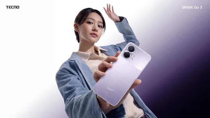 Tecno Spark Go 3 Hadir di Indonesia, HP Rp 1 Jutaan dengan AI Lengkap dan Layar 120Hz. (Doc: Tecno)
