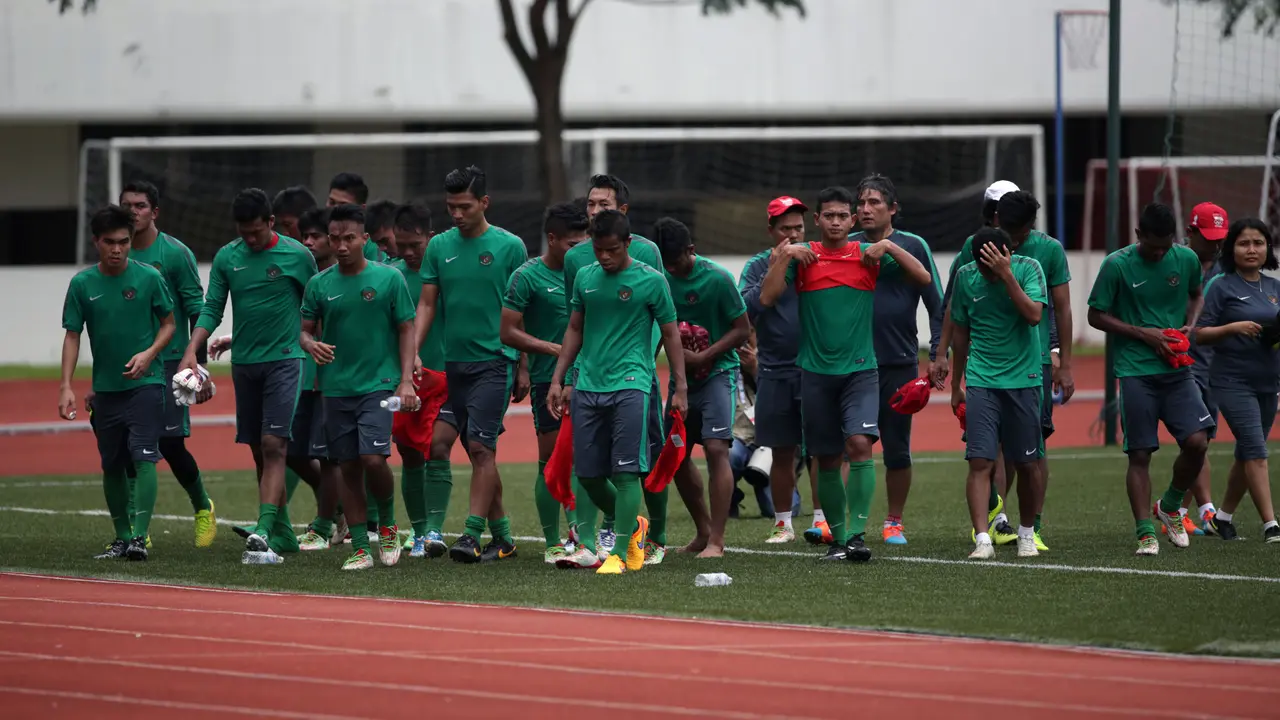 Latihan Timnas Indonesia U-23