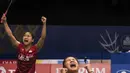 Keberhasilan Anggia Shitta Awanda/Ni Ketut Mahadewi Istirani membuat Indonesia memiliki tiga wakil di babak semifinal di BCA Indonesia Open 2017. (Bola.com/Vitalis Yogi Trisna)