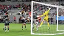 Pemain bintang Manchester United seperti Bruno Fernandez, Lisandro Martinez, dan Marcus Rashford tidak ada dalam daftar susunan pemain. Mereka disiapkan untuk laga melawan Real Madrid. (Sean M. Haffey/Getty Images/AFP)