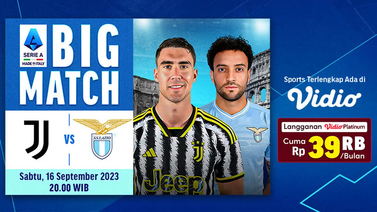 Link Siaran Langsung Juventus vs Lazio, 16 September 2023