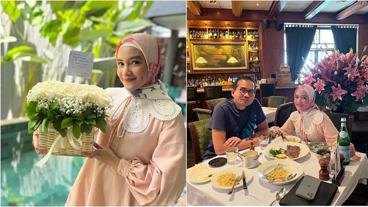 11 Tahun Bersama, Ini 6 Potret Intan Nuraini dan Suami Rayakan Ultah Pernikahan