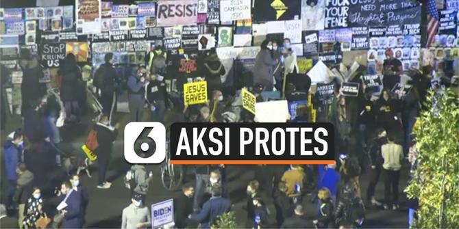 VIDEO: Perwakilan Aktivis Negara Bagian Lakukan Aksi Protes Terkait Pilpres AS