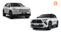 Beda Rp100 Ribu, Pilih Mana? Honda HR-V e:HEV vs Toyota Yaris Cross GR HEV CVT TSS