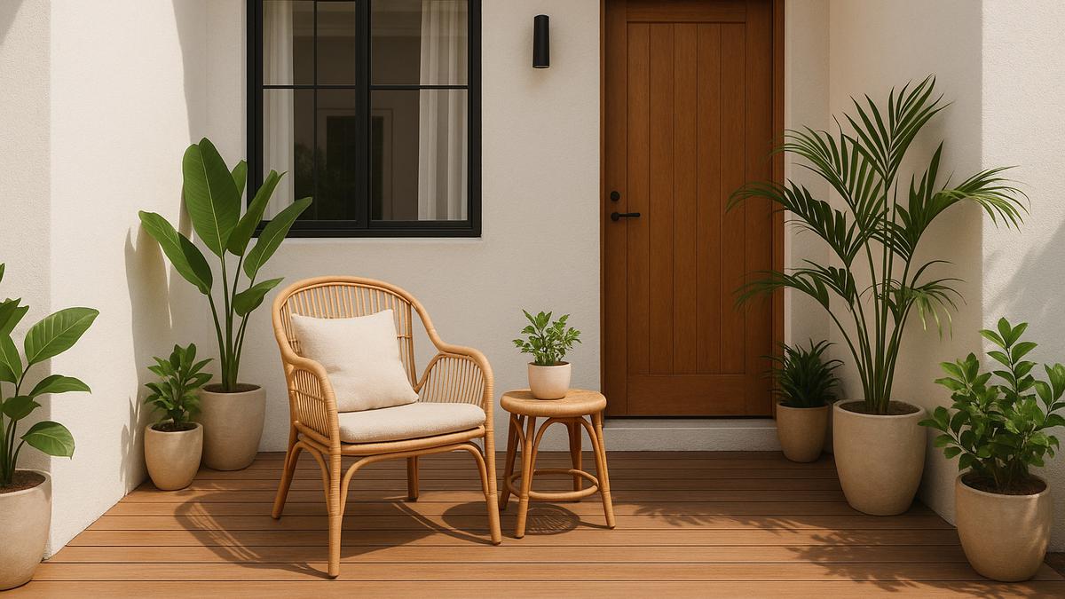 8 Teras Tropis Minimalis Lahan Sempit Depan Rumah, Inspirasi Desain Hunian Asri 2025