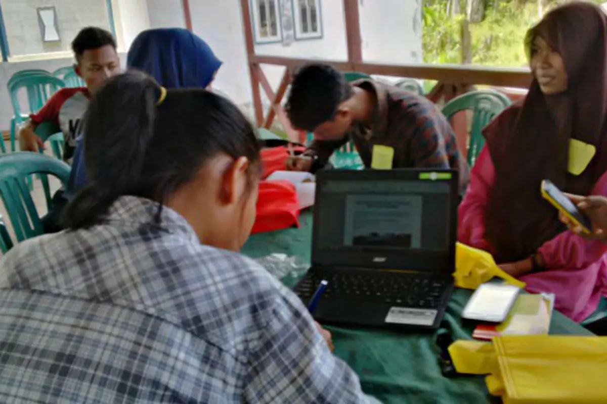 Inspiratif, Kepala Desa Teluk Empening Ajak Warga Jadi Pewarta