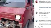 Pikap Ini Dioplos Mesin Suzuki Shogun (instagram)