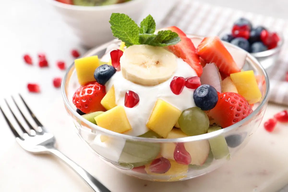 Ilustrasi salad buah