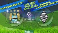 Manchester City vs Borussia Monchengladbach (bola.com/Rudi Riana)