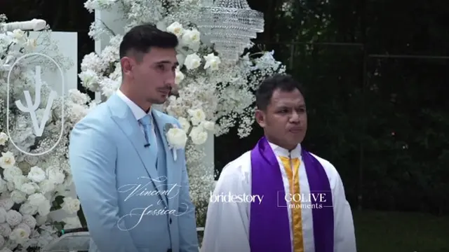 8 Potret Pernikahan Jessica Iskandar dan Vincent Verhaag, Berlangsung Khidmat