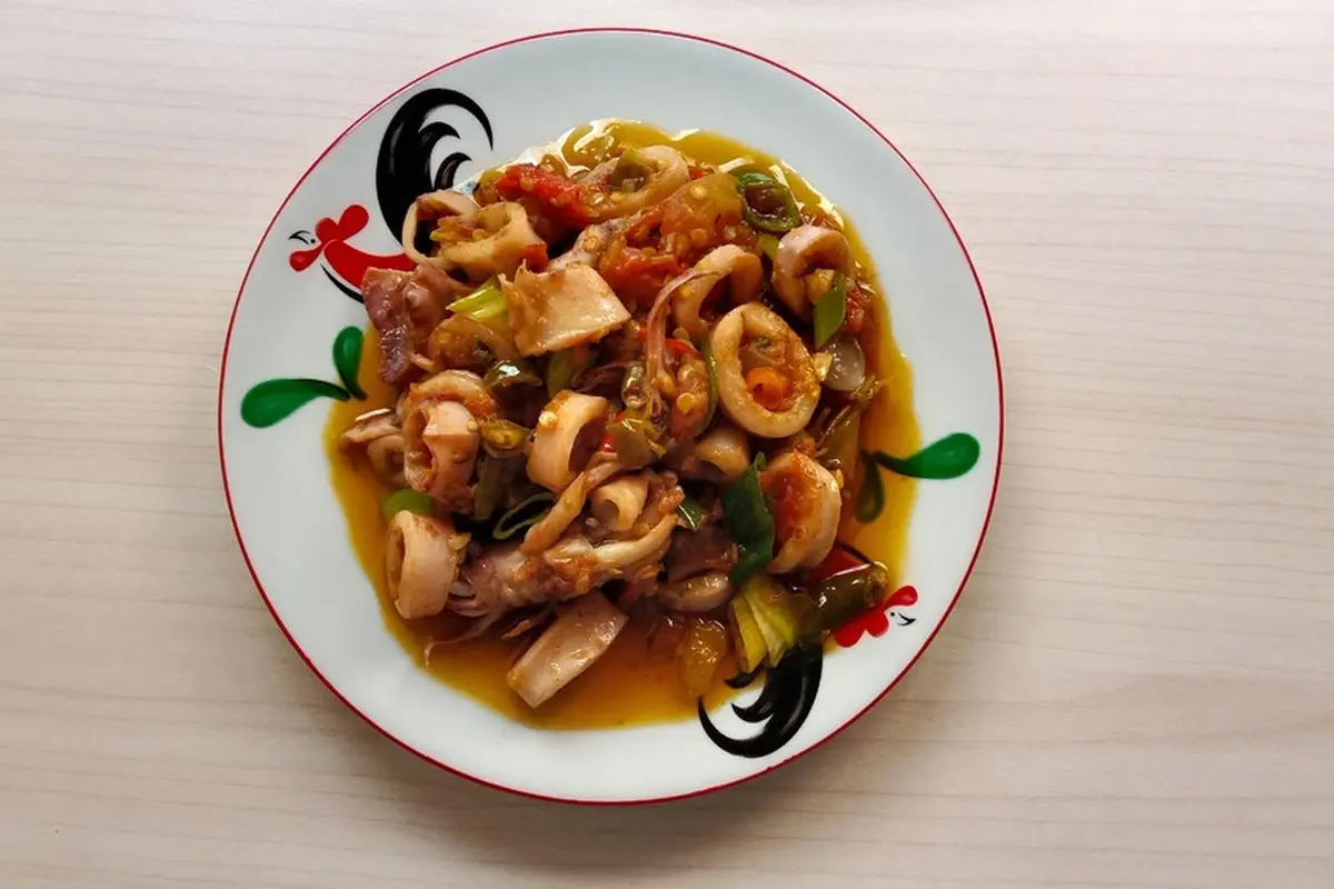 cumi goreng asem