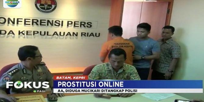 Tersangka Prostitusi Online di Batam Diancam Hukuman 10 Tahun Penjara