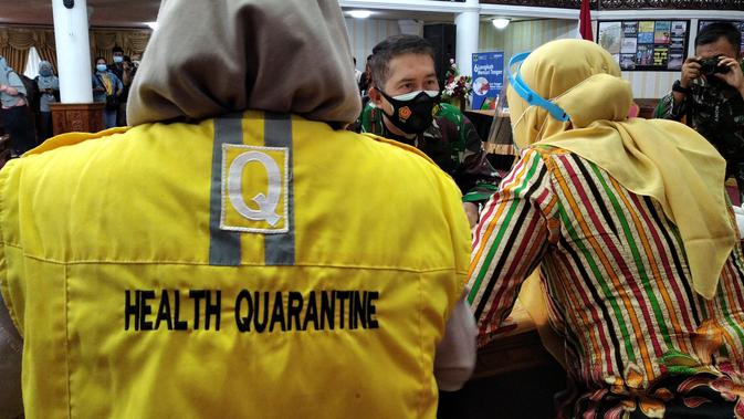 Pencanangan vaksinasi Covid-19 di Sumatera Barat. (Liputan6.com/ Novia Harlina)