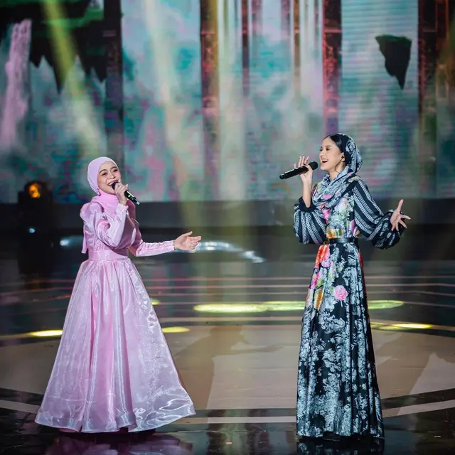 Perdana Duet Bareng, Ini 6 Potret Asila Maisa dan Lesty Kejora di Atas Panggung