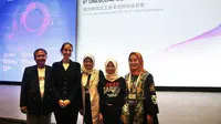Sekolah Selamat Pagi Indonesia (SPI) ikut gelaran 8 tahun UNESCO APEID Conference on Entrepreneurship Education. (Foto: Liputan6.com/Dian Kurniawan)