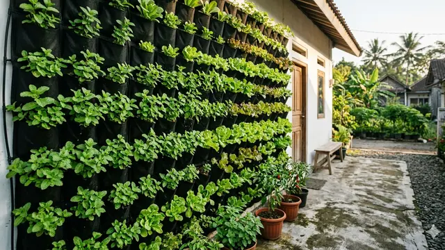 Ide Desain Edible Garden Minimalis di Halaman Sempit Tapi Hasil Panen Melimpah.
