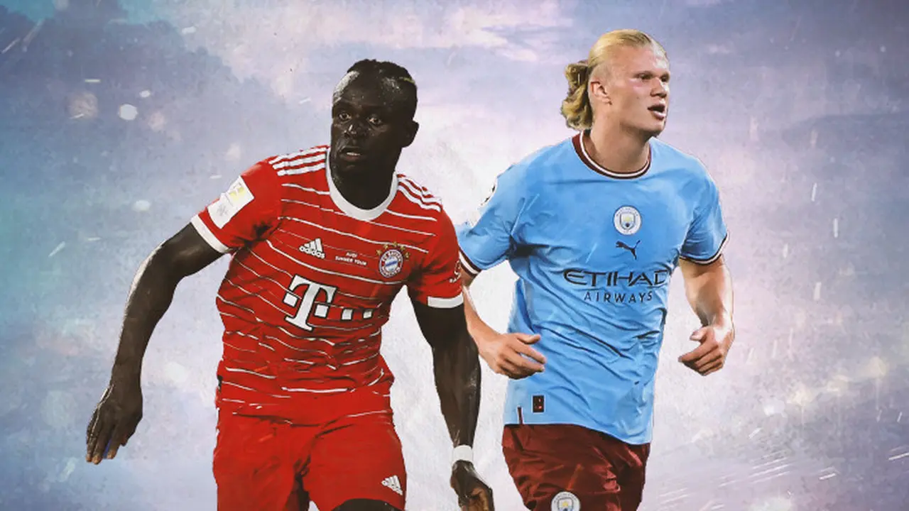 Ilustrasi - Erling Haaland dan Sadio Mane