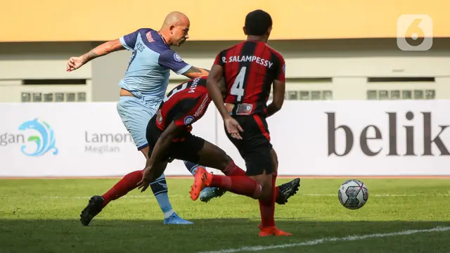 FOTO: Persela Lamongan Taklukkan Persipura Jayapura di BRI Liga 1