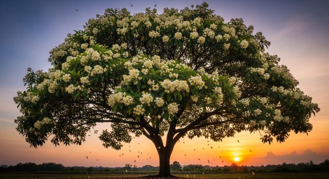 Pohon Bunga Tembusu (Fagraea fragrans)