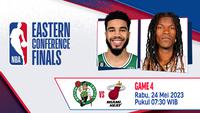 Live Streaming NBA 2023 : Boston Celtics Vs Miami Heat di Vidio, 24 Mei 2023. (Sumber : dok. vidio.com)